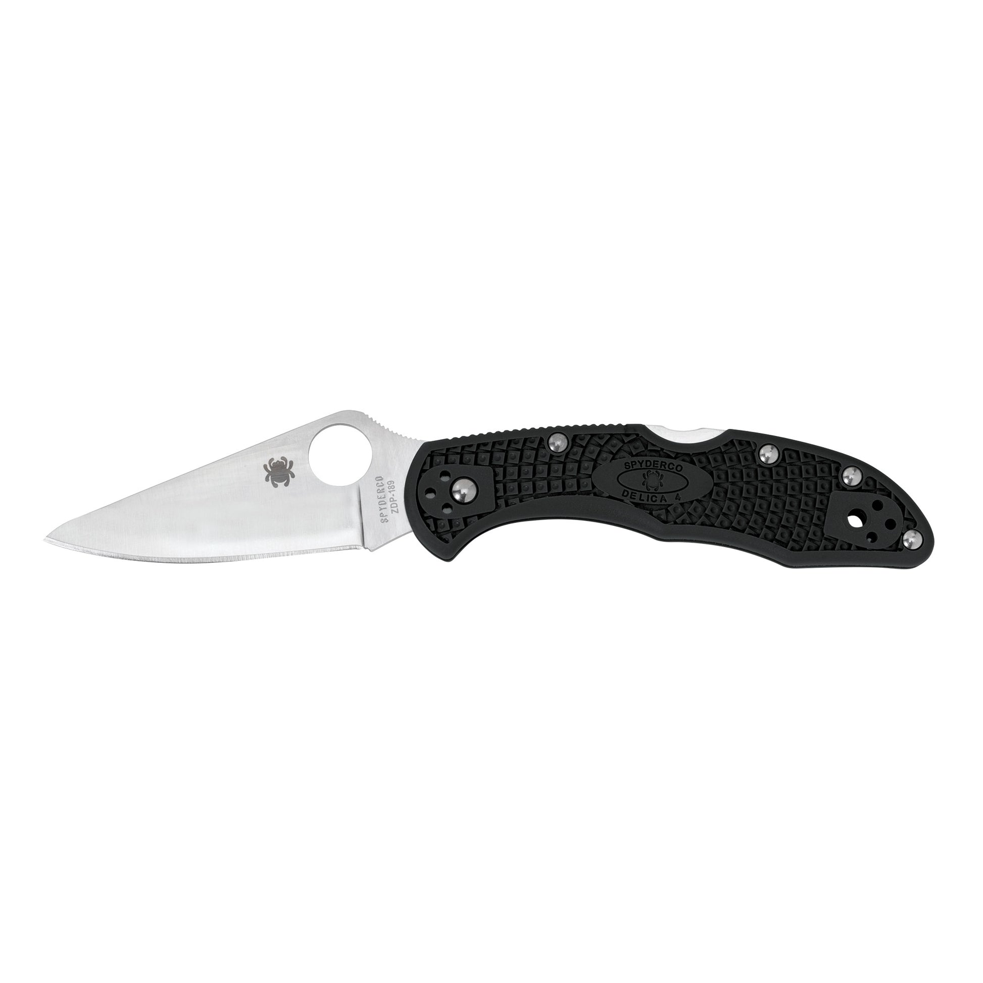Spyderco Delica4 BLK FFG Plainedge