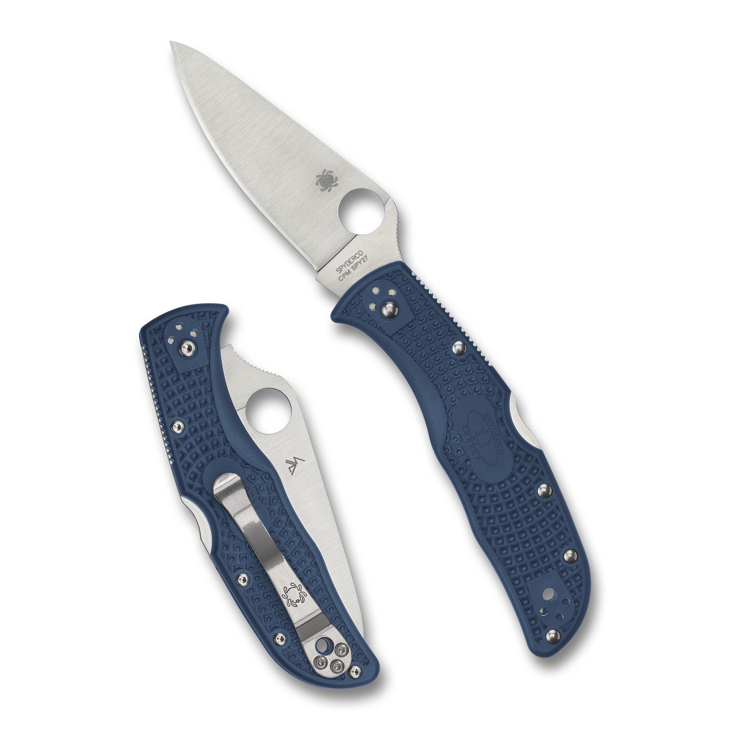 Spyderco Endela Ltwt CPM 3.41" Blue