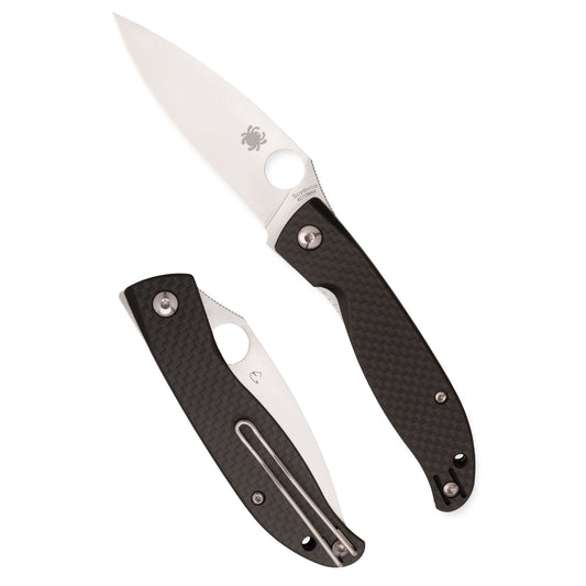 Spyderco Mantra 4 CF 3.34" Blk/slv