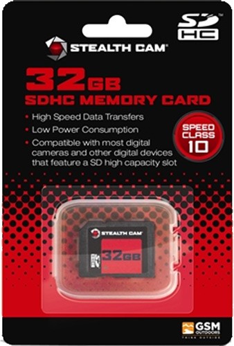 Stealth CAM Sdhc Memory Card 32gb Super Speed Class 10