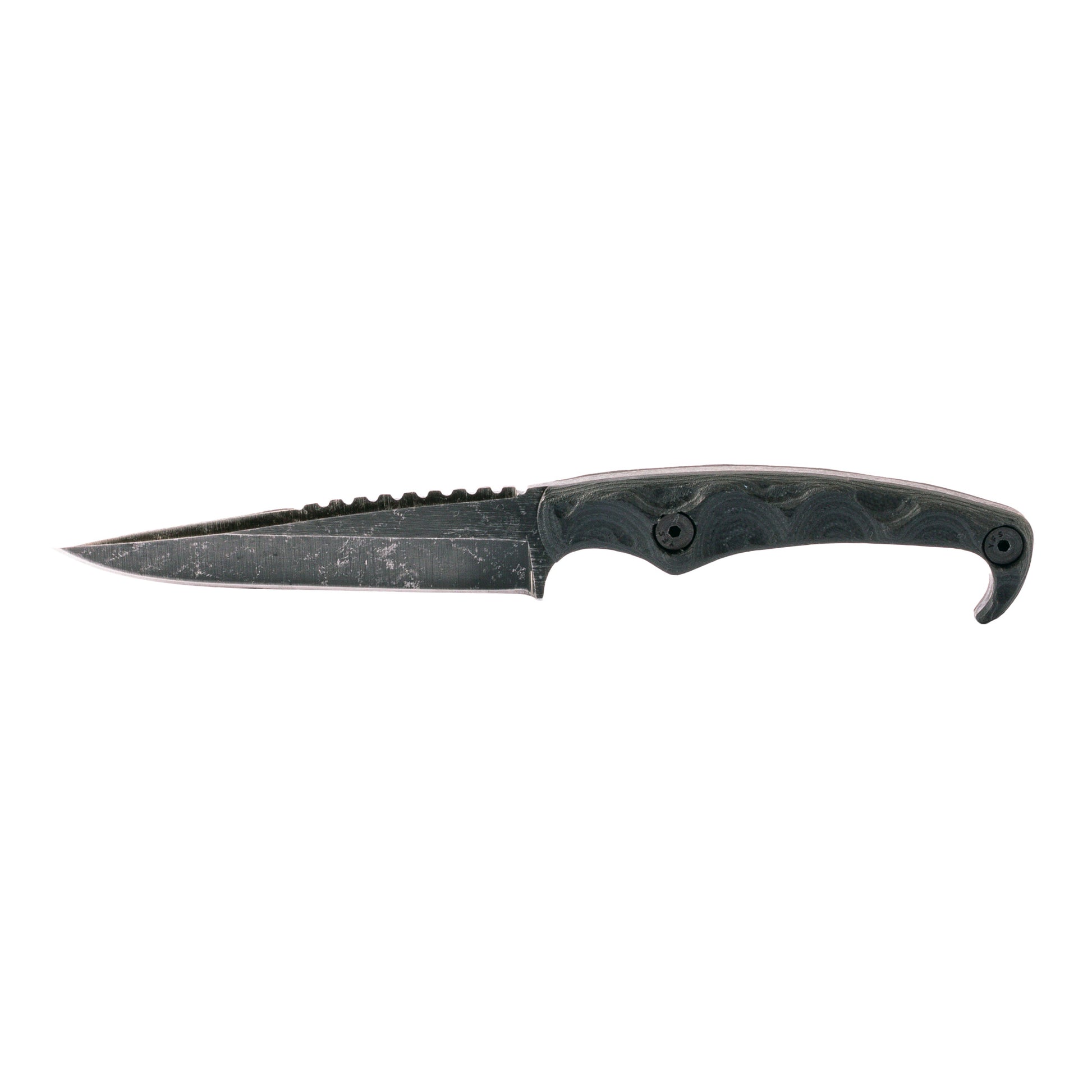 Stroup MK2 4" Acid Etched BLK W/sth
