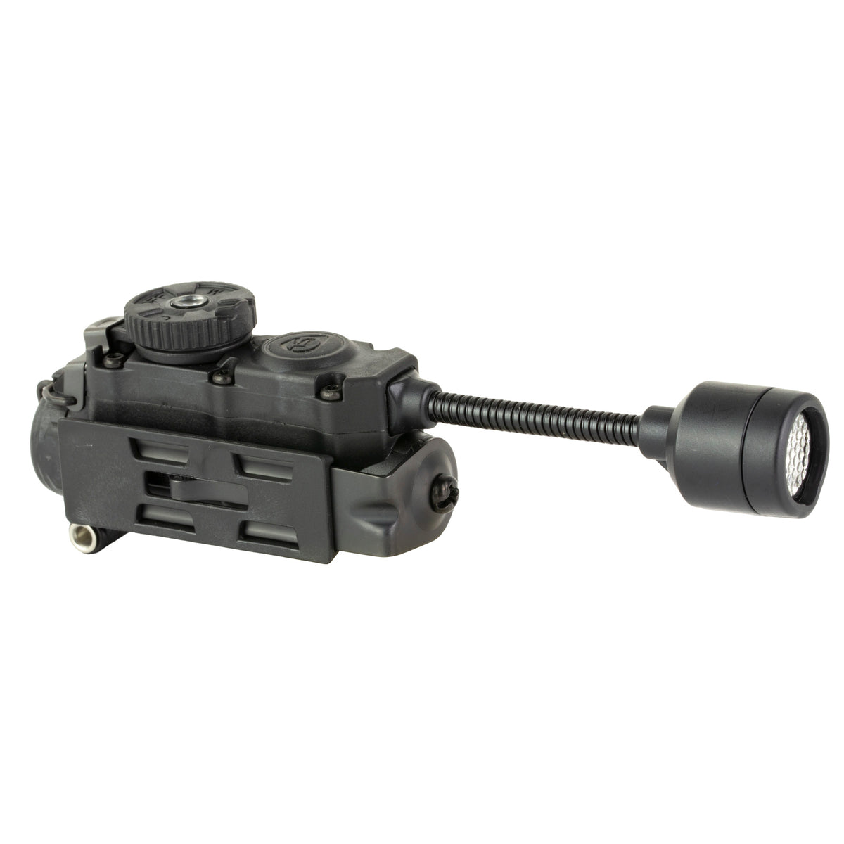 Streamlight Sidewinder Stalk, Military Helmet Light System w/Flexible Stalk, 76 Lumens, 12-200 Candela, 5.6 Hours of Run Time on High, 95 Hours of Run Time on Low, Black
