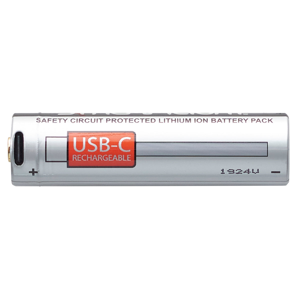 Streamlight SL-B26, USB Rechargeable Battery, 2-Pack, Clam Pack