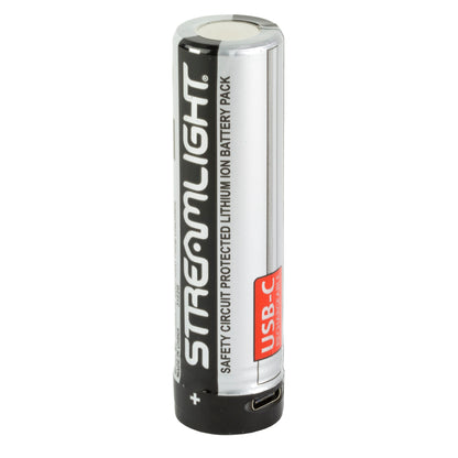 Streamlight SL-B50, USB-C Rechargeable Battery, 1 Pack, Black and Silver