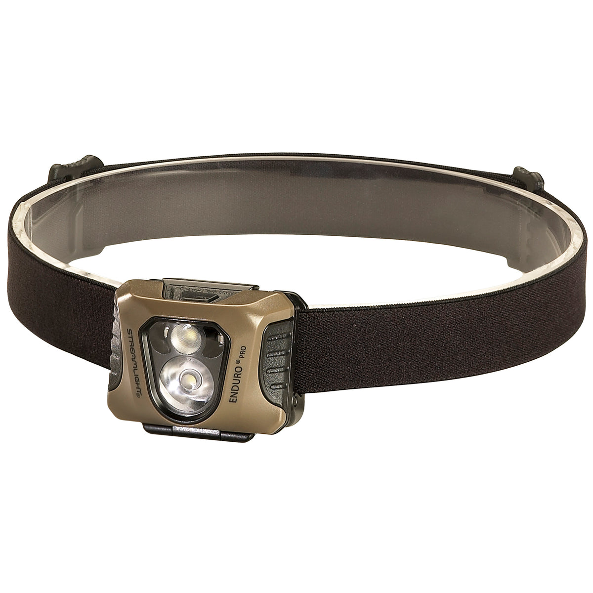 Streamlight Enduro Pro, Headlamp, Green C4 LED 200 Lumens, Three AAA Batteries, Coyote Brown Finish