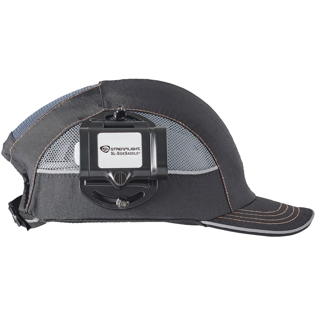 Streamlight SL- SideSaddle, Hat/Helmet Light, 300 Lumen, 1,900 Candela, Black, Includes Hat Mount