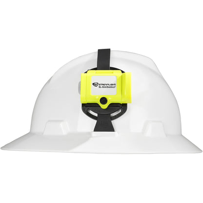 Streamlight SL- SideSaddle, Hat/Helmet Light, 300 Lumen, 2,500 Candela, Yellow, Includes Hard Hat Mount Kit