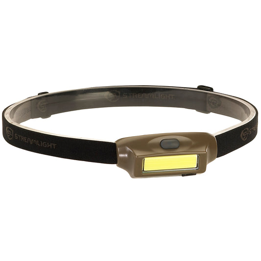 Streamlight Bandit, Headlamp, 180 Lumens, White/Green LED, Coyote Brown Finish