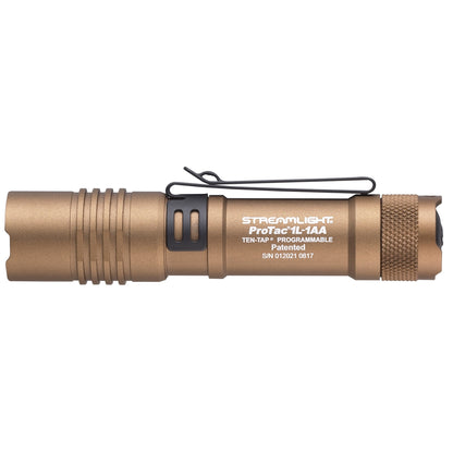 Streamlight ProTac, Flashlight, C4 LED 350 Lumens, One CR123, One AA, Coyote Brown
