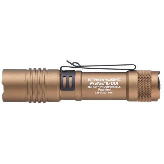 Streamlight ProTac, Flashlight, C4 LED 350 Lumens, One CR123, One AA, Coyote Brown