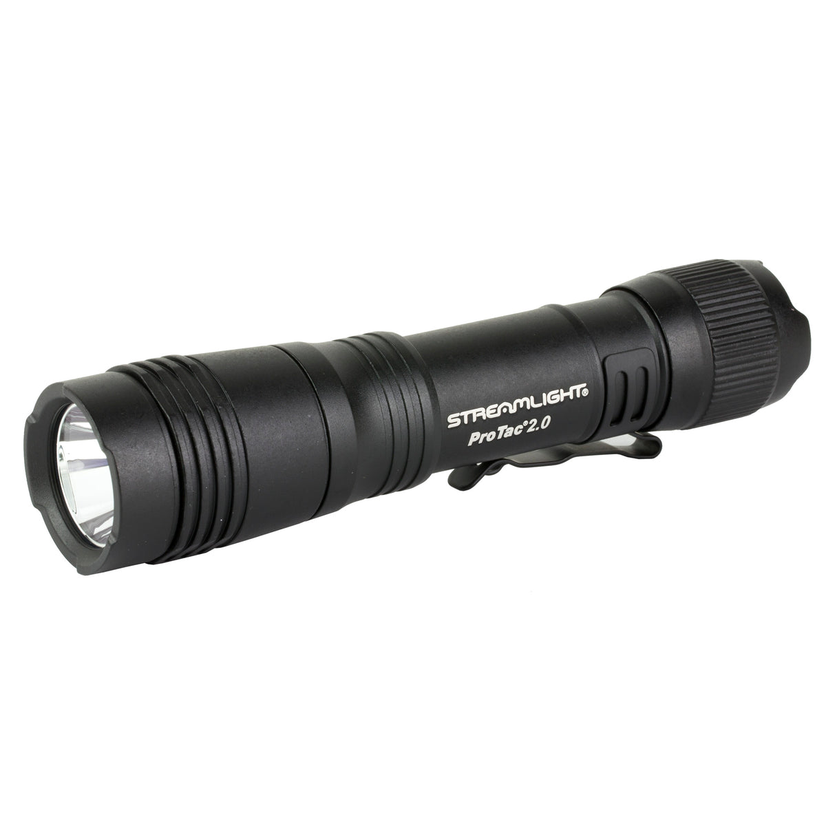 Streamlight ProTac 2.0, Flashlight, Rechargeable, 2,000 Lumens, Anodized Finish, Black, Includes SL-B50 Battery Pack and USB-C Charging Cable