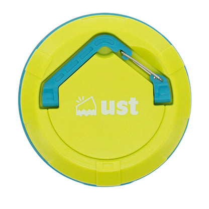 UST - Ultimate Survival Technologies Spright Lantern, 3 Modes: High (100 Lumens), Low (50 Lumens), and Nightlight (10 Lumens), 3AA Batteries (Not Included), Yellow/Blue