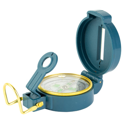 UST - Ultimate Survival Technologies Lensatic Compass, Luminous Letters, Blue