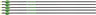 Victory Archery Vforce Gamer 400 Arrow Fletched 6PK