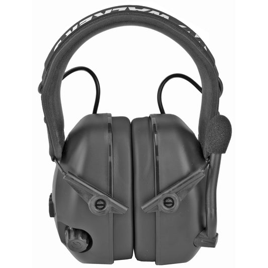 Walker's Passive Earmuff With Bluetooth, Black, Adjustable Boom Mic