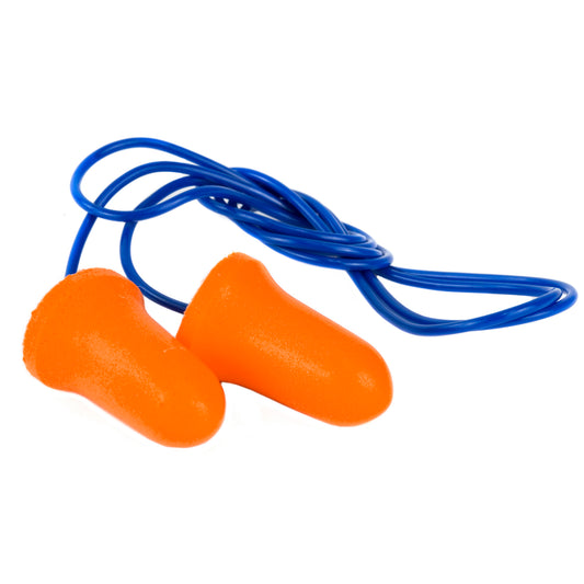 Walker's Corded Ear Plug, Foam, Orange, Tub Contains 50 (2) Plug Pairs