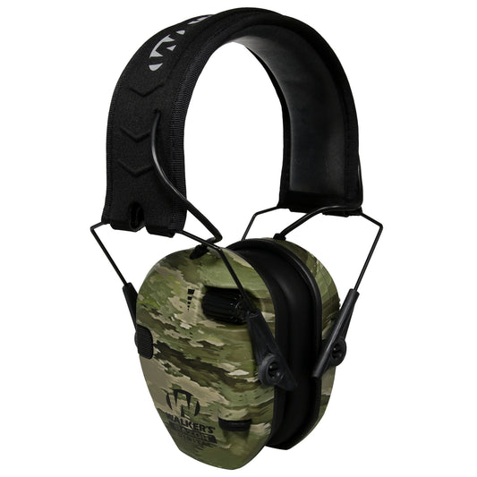 Walker's Razor Digital Muff, Electronic Earmuff, ATACS Camo