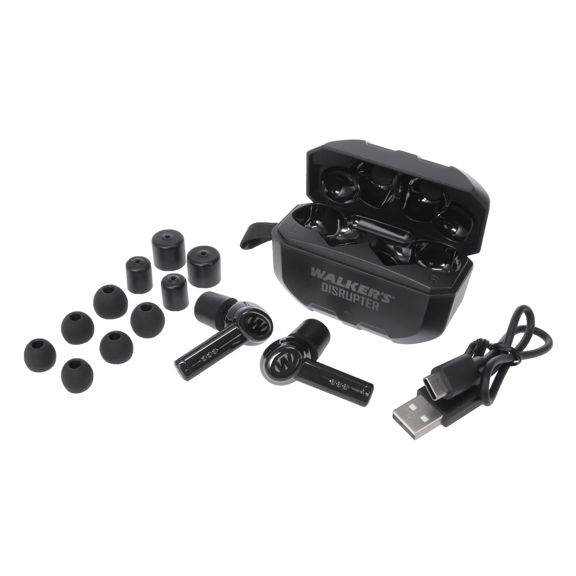 Walkers Disrupter N/C Earbuds BLK