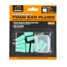 Walker's Foam Ear Plug, 5 Pairs, Teal