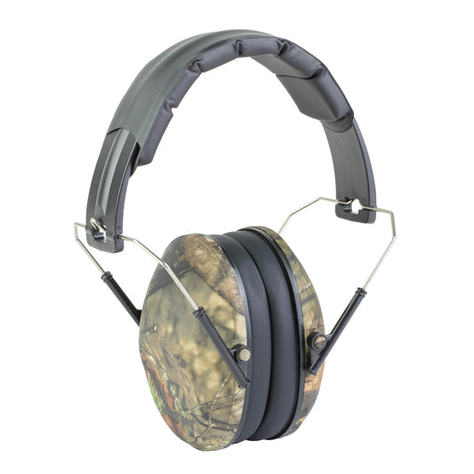 Walker's Low Profile Folding Muff, Earmuff, Folding Design, Mossy Oak Camo