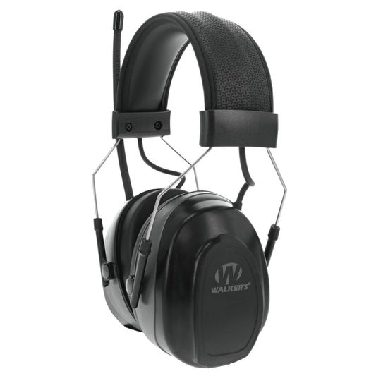 Walker's Joblink Digital AM/FM Radio Ear Muff, Built-in Radio, Bluetooth Enabled, Black
