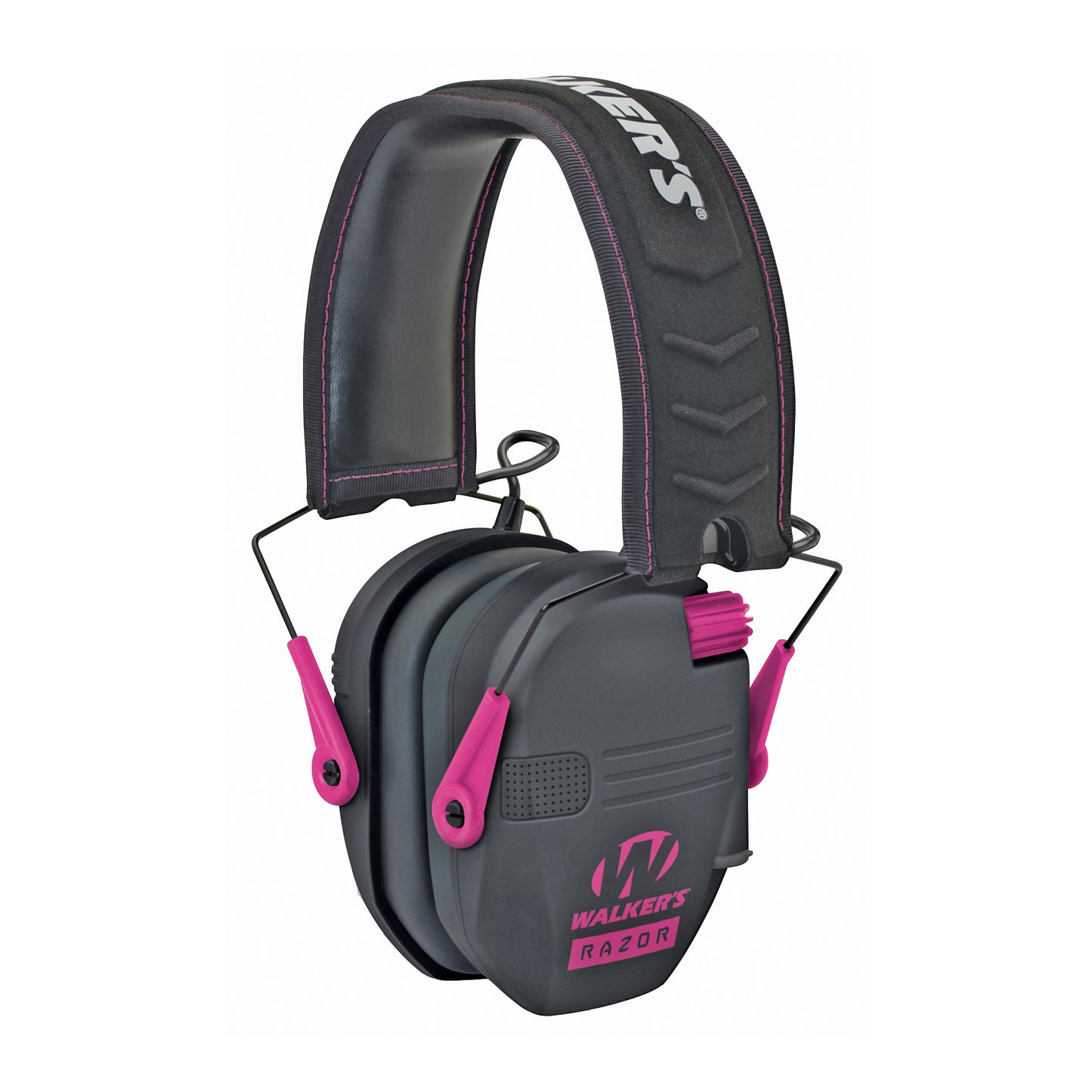 Walker's Razor SLM Elec Muff Blk/pnk