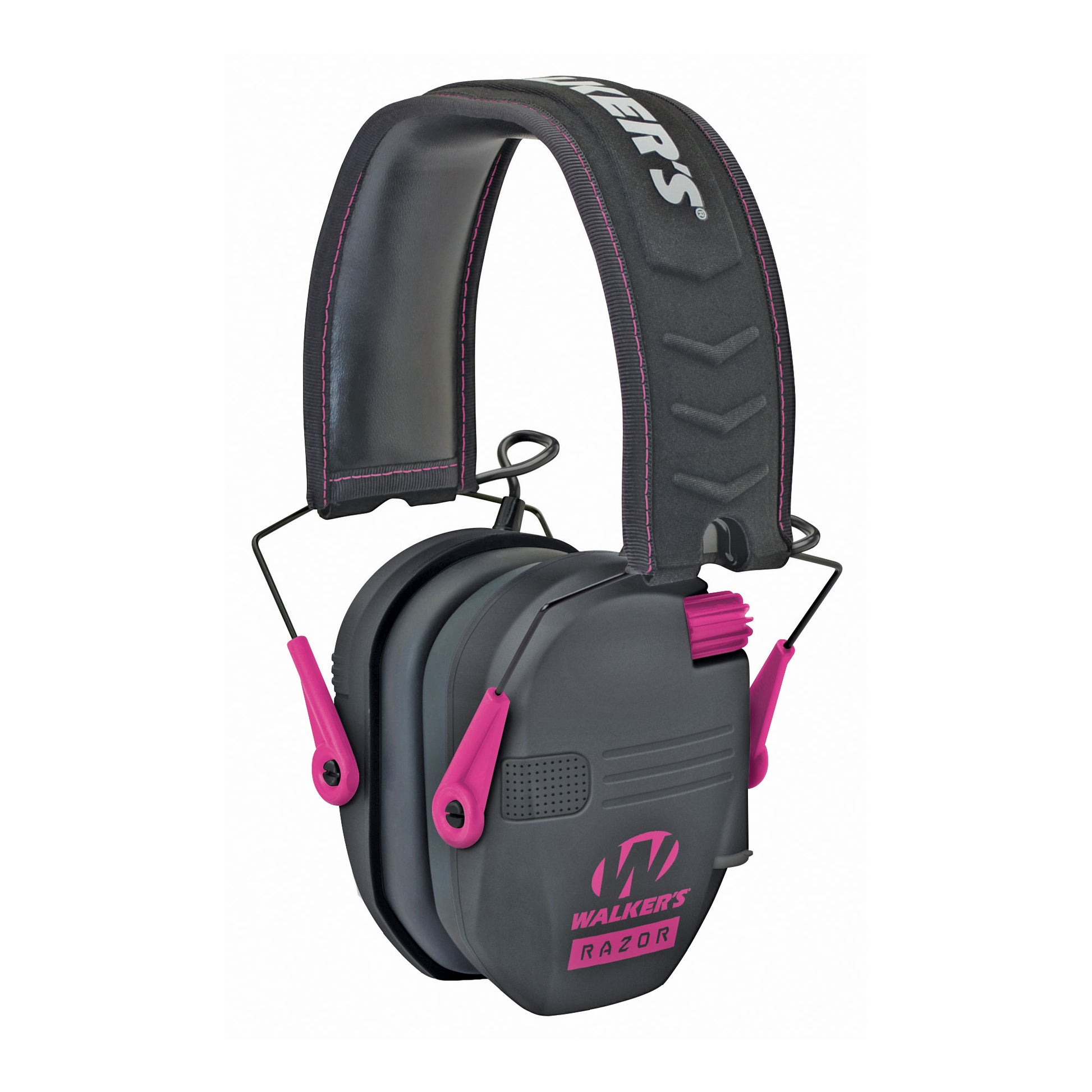Walker's Razor SLM Elec Muff Blk/pnk