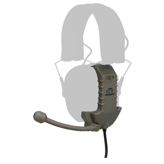 Walker's Razor Com Link Attachment, Fits Walkers Razor Ear Muffs, Integrated Push to Talk Module, Flat Dark Earth