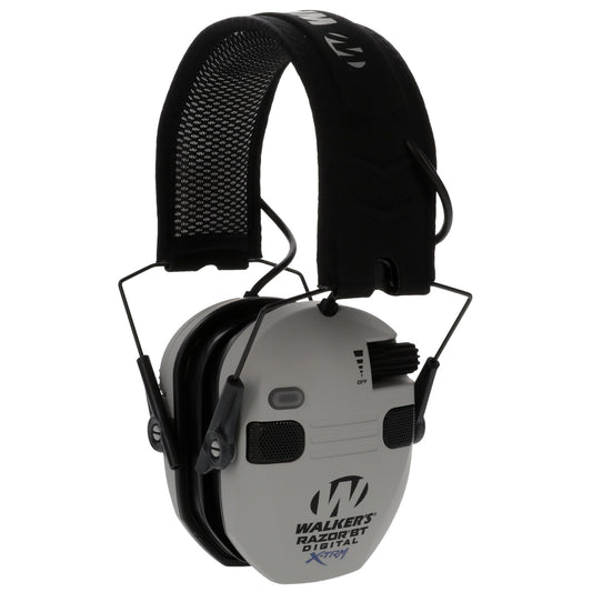 Walker's Razor X-TRM Digital Muffs, Electronic Earmuff, Black