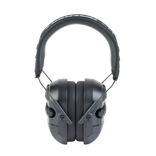 Walker's Ultimate Power Muff, Electronic Earmuff, Quad Microphones, Black