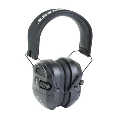 Walker's Ultimate Power Muff, Electronic Earmuff, Quad Microphones, Black