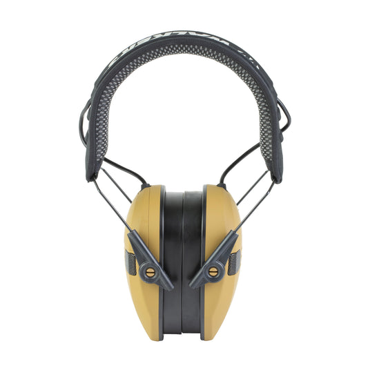 Walker's Razor X-TRM, Electronic Earmuff, Cool Mesh Headband, Comfort GEL Earpads, Battle Brown