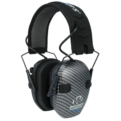 Walker's Razor X-TRM, Electronic Earmuff, Cool Mesh Headband, Comfort GEL Earpads, Black