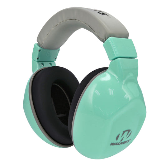Walker's Boomies Passive Hearing Protection, Earmuff, Extra Small, Ocean Teal