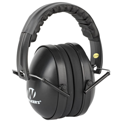Walker's Compact and Women Folding Earmuff, Black, 1 Pair, Will Not Fit Adults - Ideal For Smaller Heads