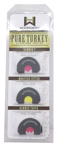Woodhaven Custom Calls Pure Turkey 3-pack Mouth Calls