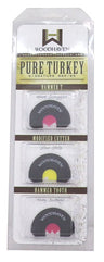 Woodhaven Custom Calls Pure Turkey 3-pack Mouth Calls