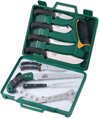 Outdoor Edge Game Processor 11 Piece Combo W/carry Case