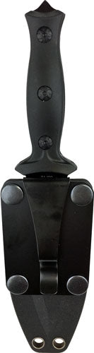 Abkt Elite Boot Knife 3.5" Blade W/ Metal & Nylon Clips