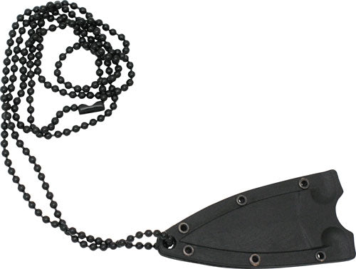 Abkt Elite Neck Knife 1.25" Blade W/ Sheath & Neck Chain