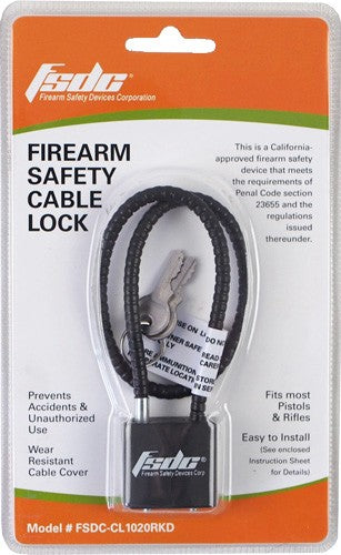 Regal Cable Lock 15" Coated 1-pk W/2 Keys CA DOJ Approved