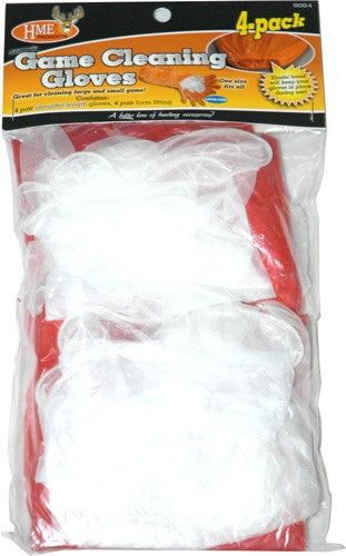 HME Game Cleaning Glove Combo Shoulder & Wrist W/towlette 4P