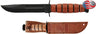 Ka-bar Fighting/utility Knife 5.25" Short W/lthr Shth Usmc