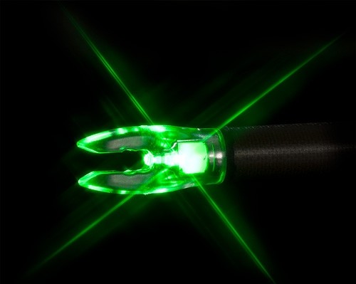 Nockturnal Lighted Nock Universal FIT Green 3/pack