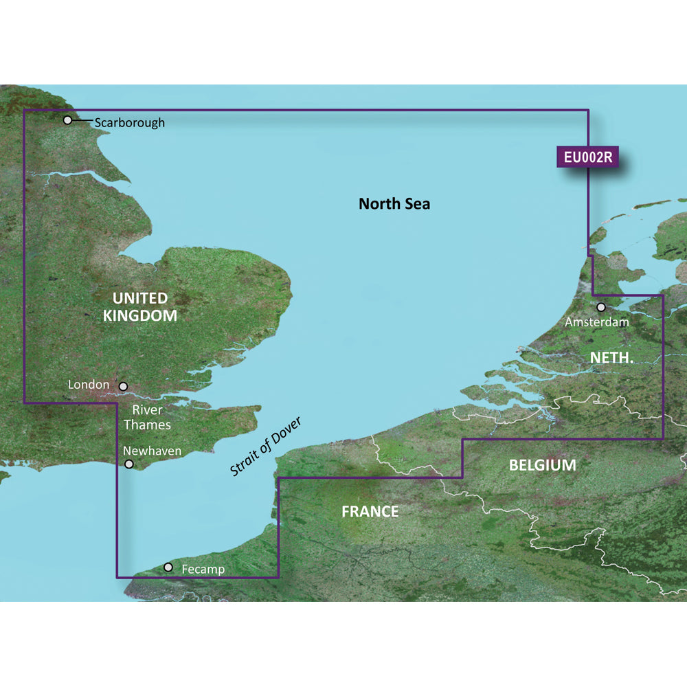 Garmin BlueChart&reg; g3 Vision&reg; HD - VEU002R - Dover to Amsterdam &amp; England Southeast - microSD&trade;/SD&trade;