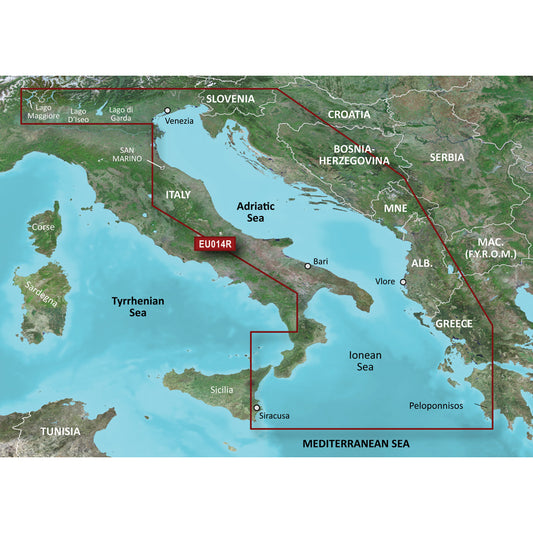 Garmin BlueChart&reg; g3 Vision&reg; HD - VEU014R - Italy, Adriatic Sea - microSD&trade;/SD&trade;