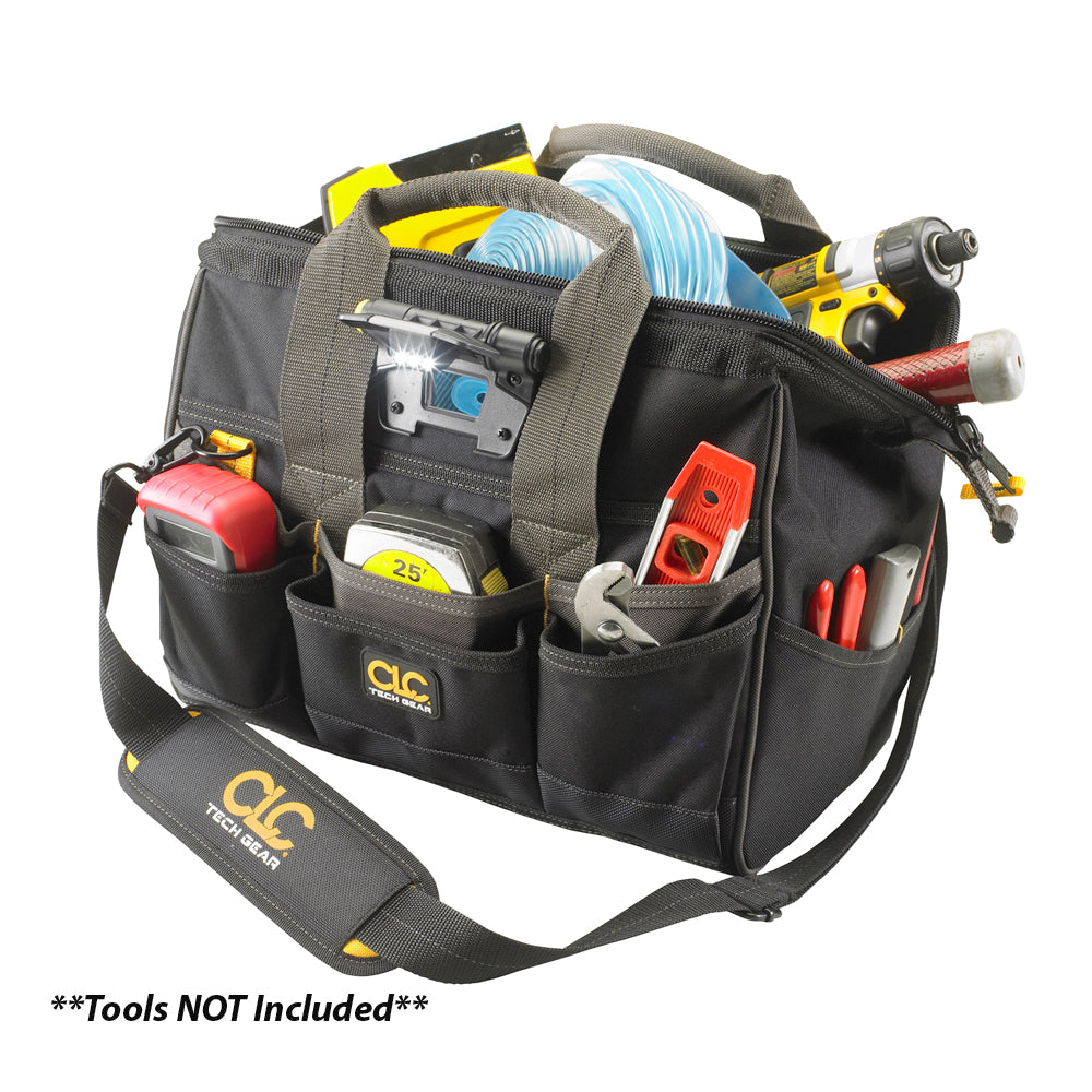 CLC L230 Tech Gear LED Lighted BigMouth&trade; Tool Bag - 14"