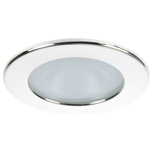 Quick Kai XP Downlight LED - 6W, IP66, Screw Mounted - Round White Bezel, Round Daylight Light