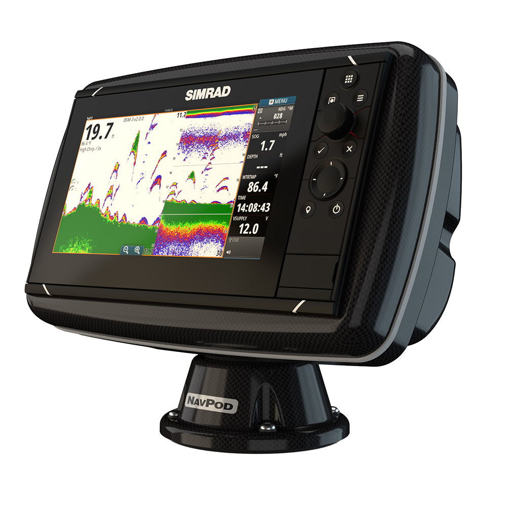 NavPod PP4600-06 PowerPod Pre-Cut f/Simrad NSS9 evo3 / B&amp;G Zeus3 9 - Carbon Black