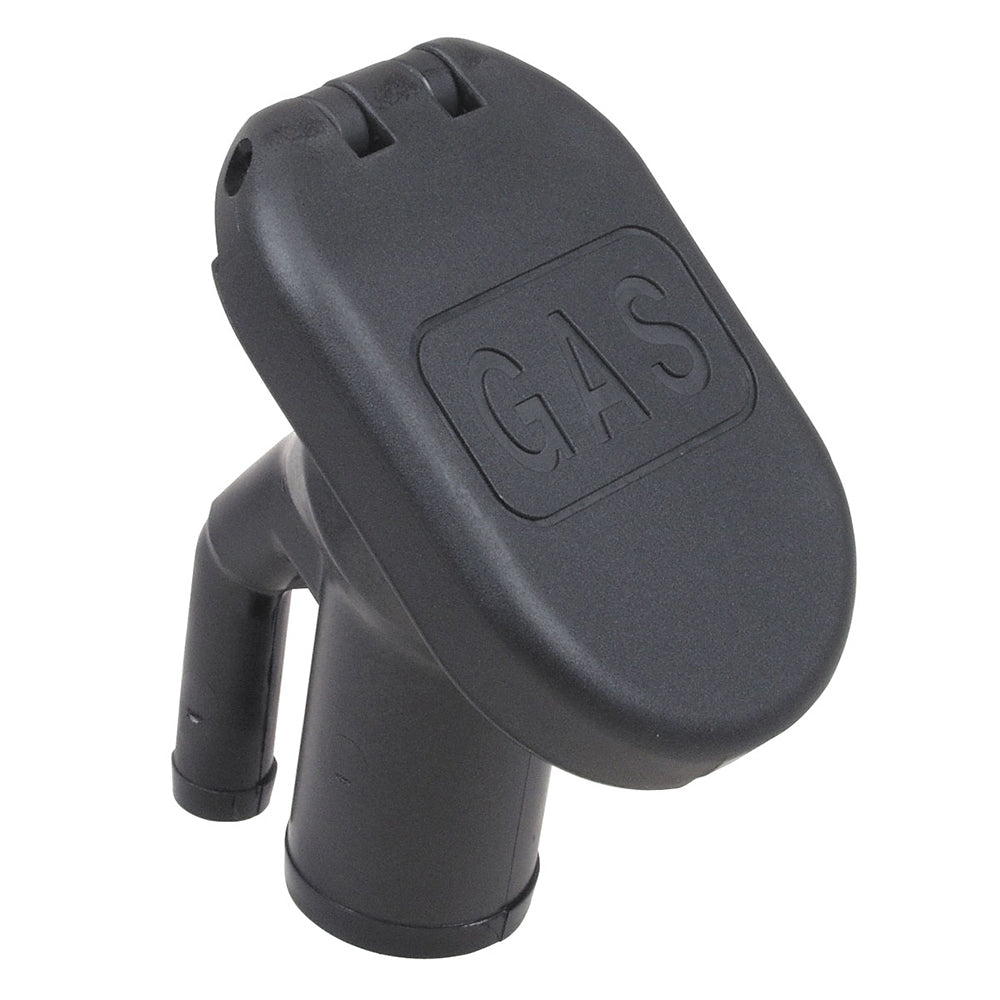 Perko Combination Vented Gas Fill/Tank f/1-1/2" Hose - 35&deg; Angled Neck